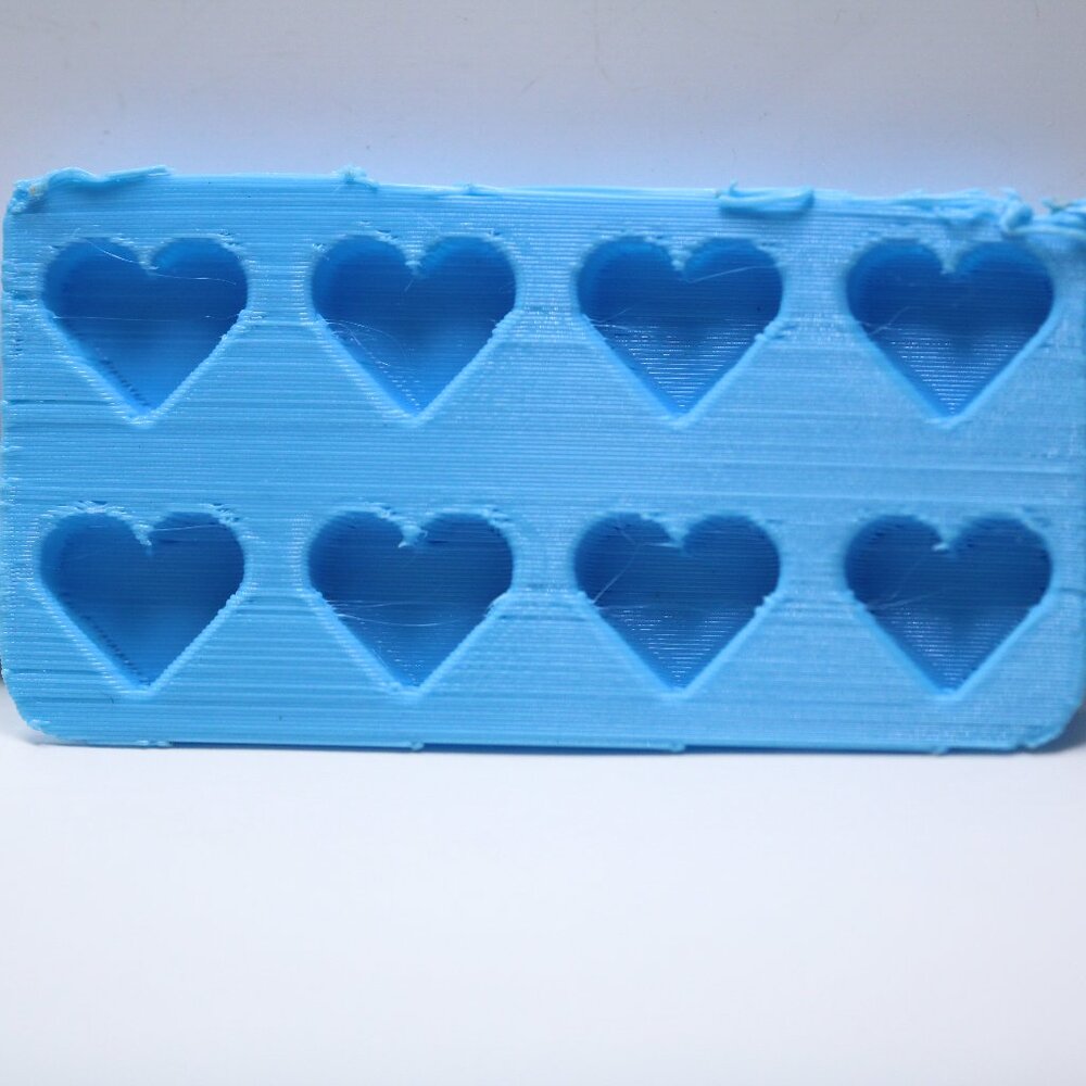 Cute PLA hard plastic small Heart Mold